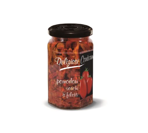 Päikesekuivatatud tomativiilud Deliziosi Contorni 290g