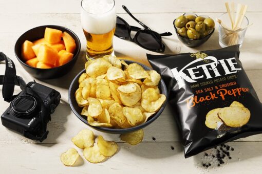 Kartulikrõpsud meresoola & purustatud musta pipraga 130g - Image 2