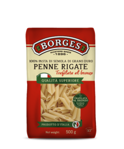 Pasta Penne durumnisujahust Borges 500g